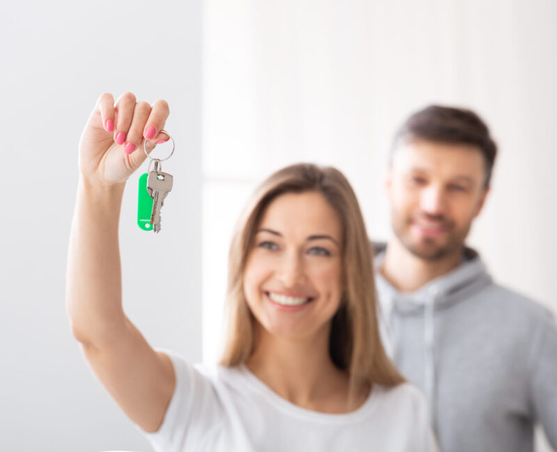 Affordable,Housing,Program,For,Young,Families.,Happy,Young,Woman,Holding